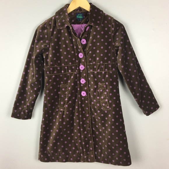 Mini Boden Other - MINI BODEN Polka Dot Coat EUC SZ 9-10 years.